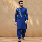 Sultaire Premium Cotton Shalwar Kameez – Modern Slim Edition