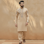 Sultaire Premium Cotton Shalwar Kameez – Modern Slim Edition