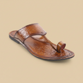 Sultan Floral Embossed Chapal –Heritage Floral Edition