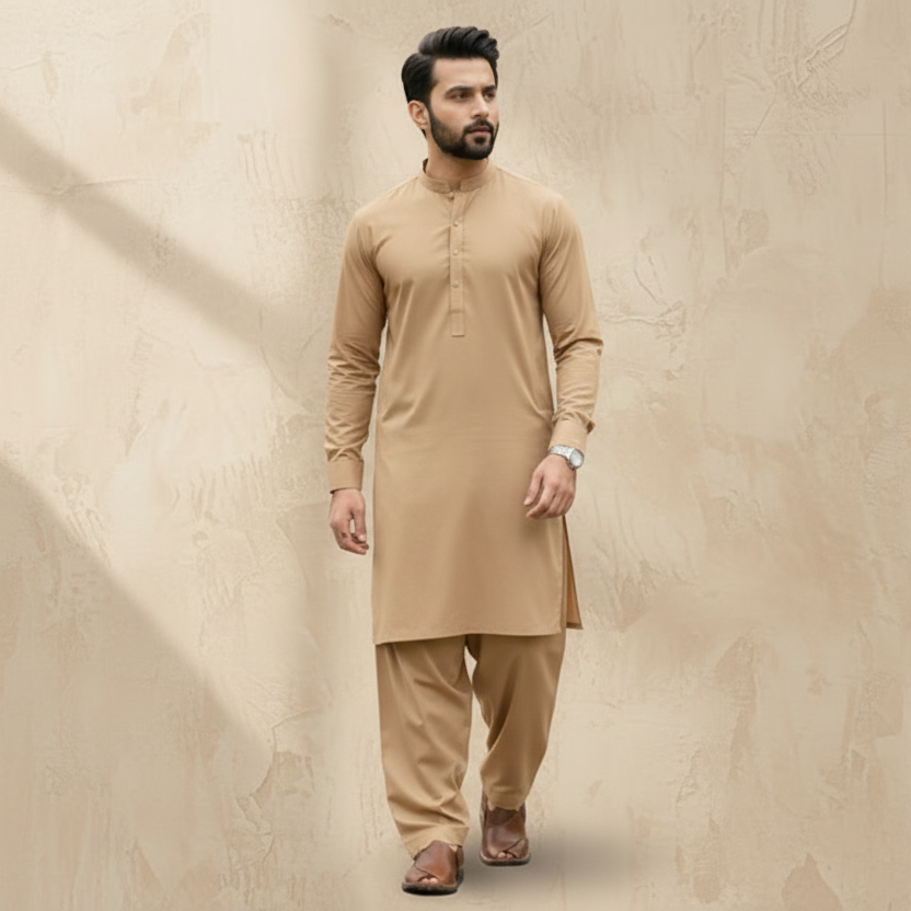 Sultaire Premium Cotton Shalwar Kameez – Classic Fit